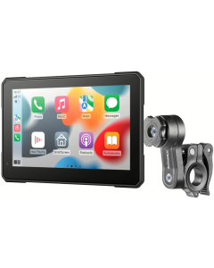 Interphone infotainmentsystem SYNC70 Essential smart display voor scooter en motor met Apple Carplay Android Auto