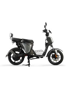 Tomos ES 01 Mat grijs. Elektrische scooter. Zij aanzicht