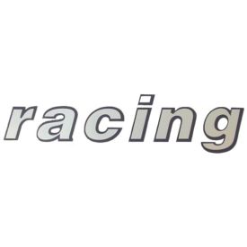 Stickerset “Racing” groot formaat, 2-delig.