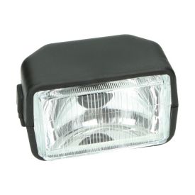 Koplamp rechthoekig mat glas Tomos