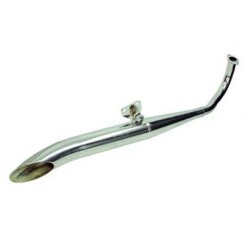 Jamarcol 28mm sidepipe E2. Chroom. Tomos A3 - A35 uitlaat.