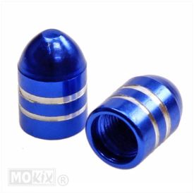 Ventieldop set blauw punt