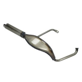 Uitlaat Tomos A3 / A35 28mm Tecno Vis/Snake blank/vernis