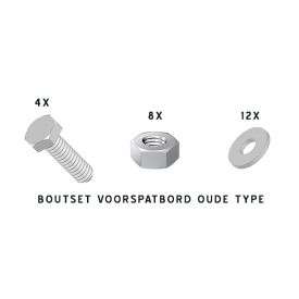 Boutset voorspatbord Oud model