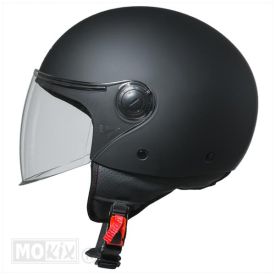 Helm MT Jet Street. Mat zwart.