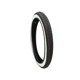 Buitenband Sava. 225 x 16. Witte zijkant Tomos A35