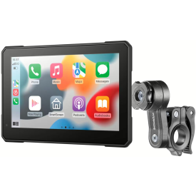 Interphone infotainmentsystem SYNC70 Essential smart display voor scooter en motor met Apple Carplay Android Auto