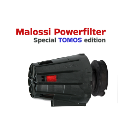 Malossi Powerfilter Tomos carburateur zwart Malossi. Delorto SHA