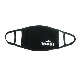 Stofmasker uitwasbaar zwart met Tomos logo