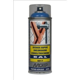  Spuitbus alkyd lak Ral 5017 (originele kleur blauw Quadro).