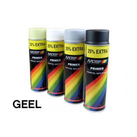 Spuitbus Motip primer geel.
