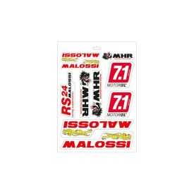 Stickerset Malossi rst 10-delig 