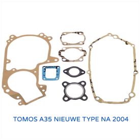 Pakkingset compleet Tomos A35 nieuwe type na 2009. A-kwaliteit. BAC.
