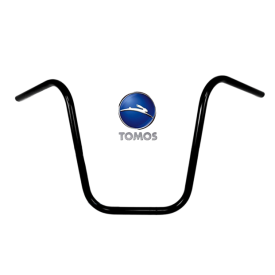 Stuur Tomos chopper Ape hanger zwart 38cm hoog