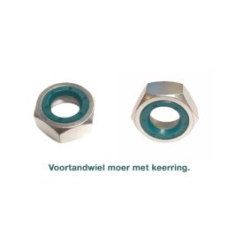 Voortandwiel moer met keerring 