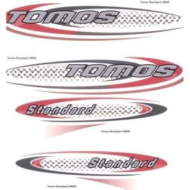 Stickerset Tomos standard nieuw of oud model.